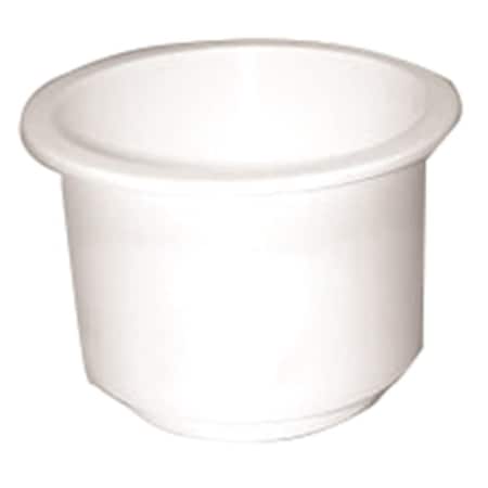 T-H Marine Supplies LCH-1W-DP 3.12 in. White Cup Holder 3000.968